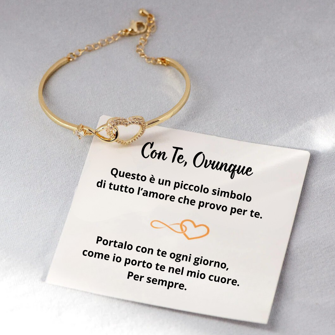 BRACCIALE CUORE INFINITO-Un Legame per Sempre
